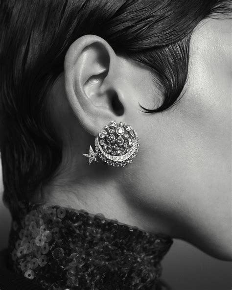 chanel earrings necklace|chanel earrings with diamonds.